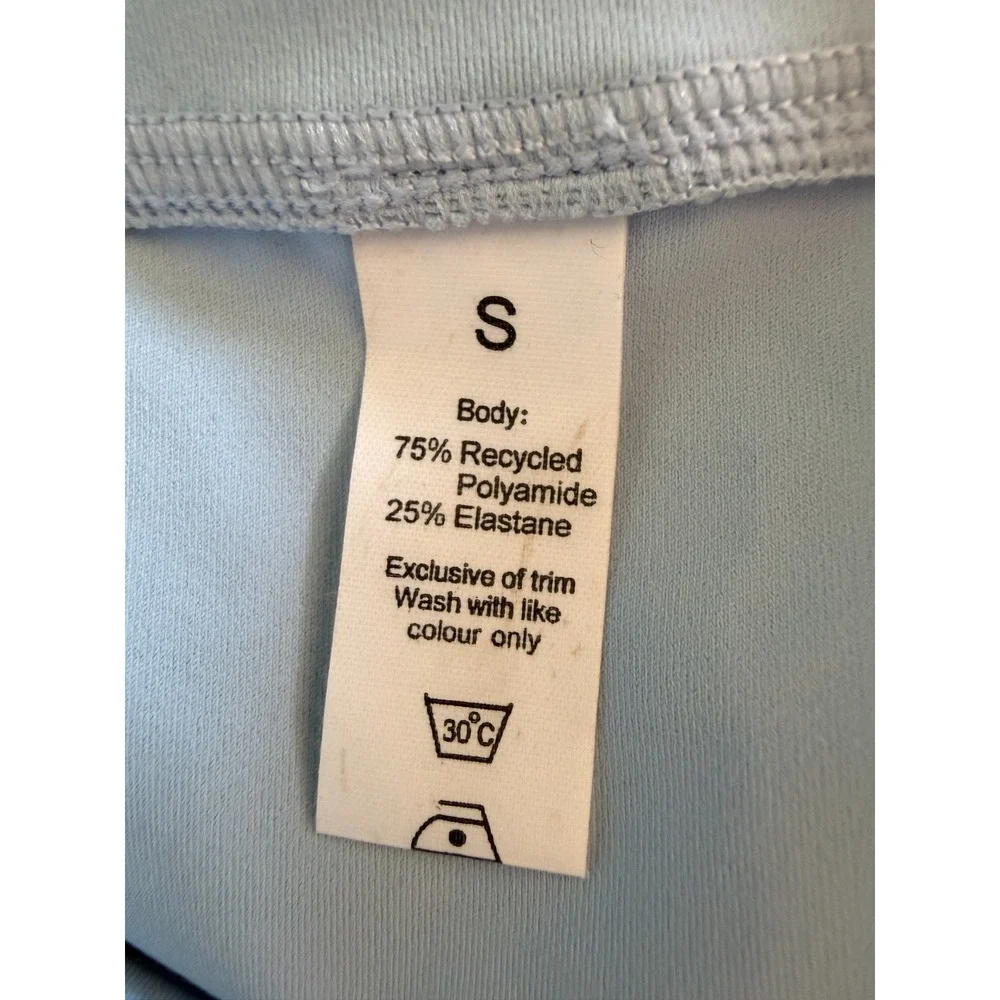 Chanelle Couture Powder Blue 2-Piece Activewear Set - Size S - NWT